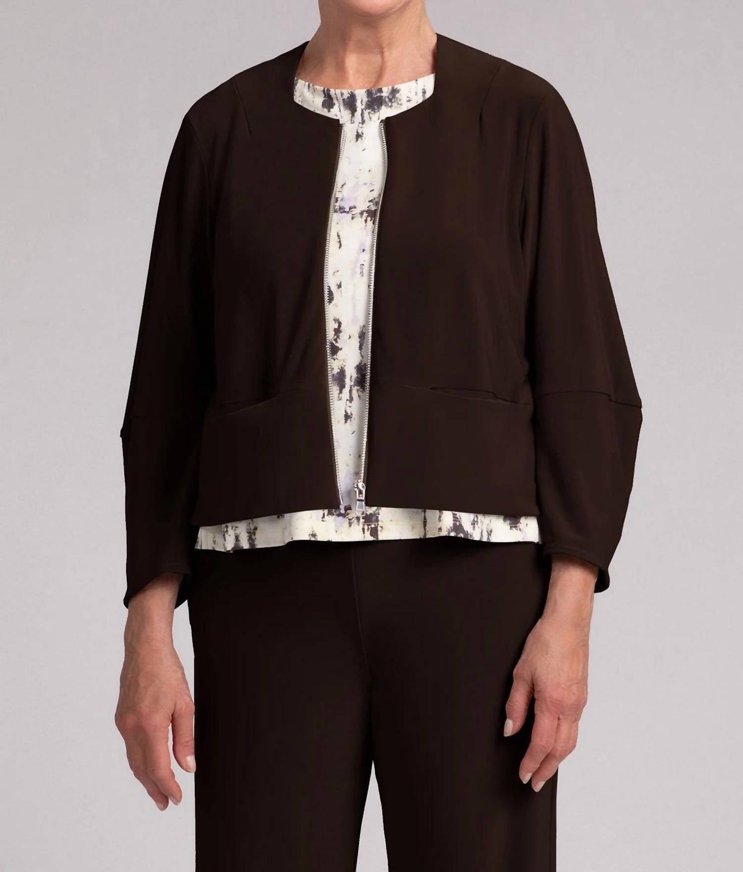 Sympli - Cropped Lantern Jacket