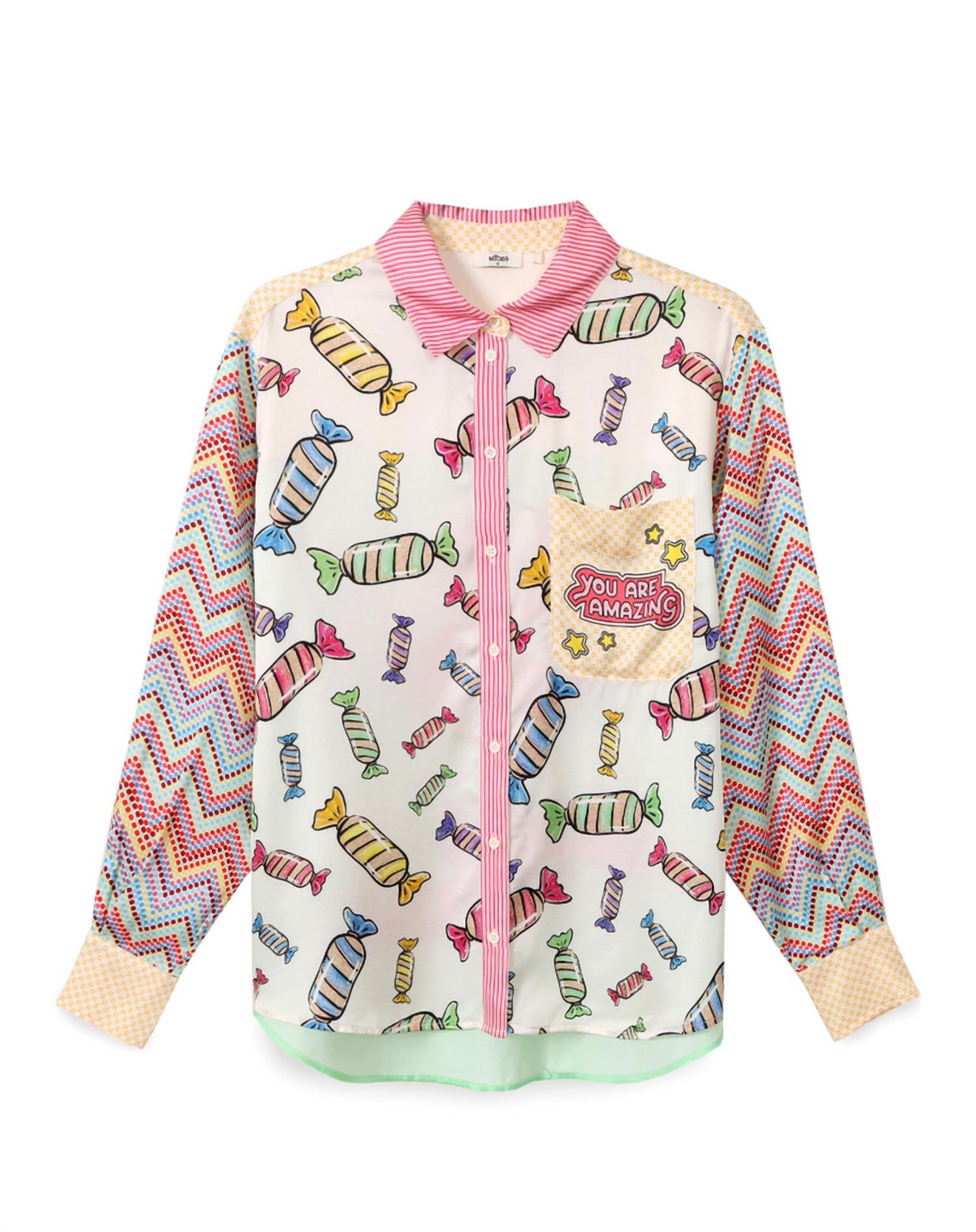 Me369 - Isabel Long Sleeve Button Down Shirt