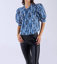 Beyond By Vera - Lily Puff Sleeve Blouse