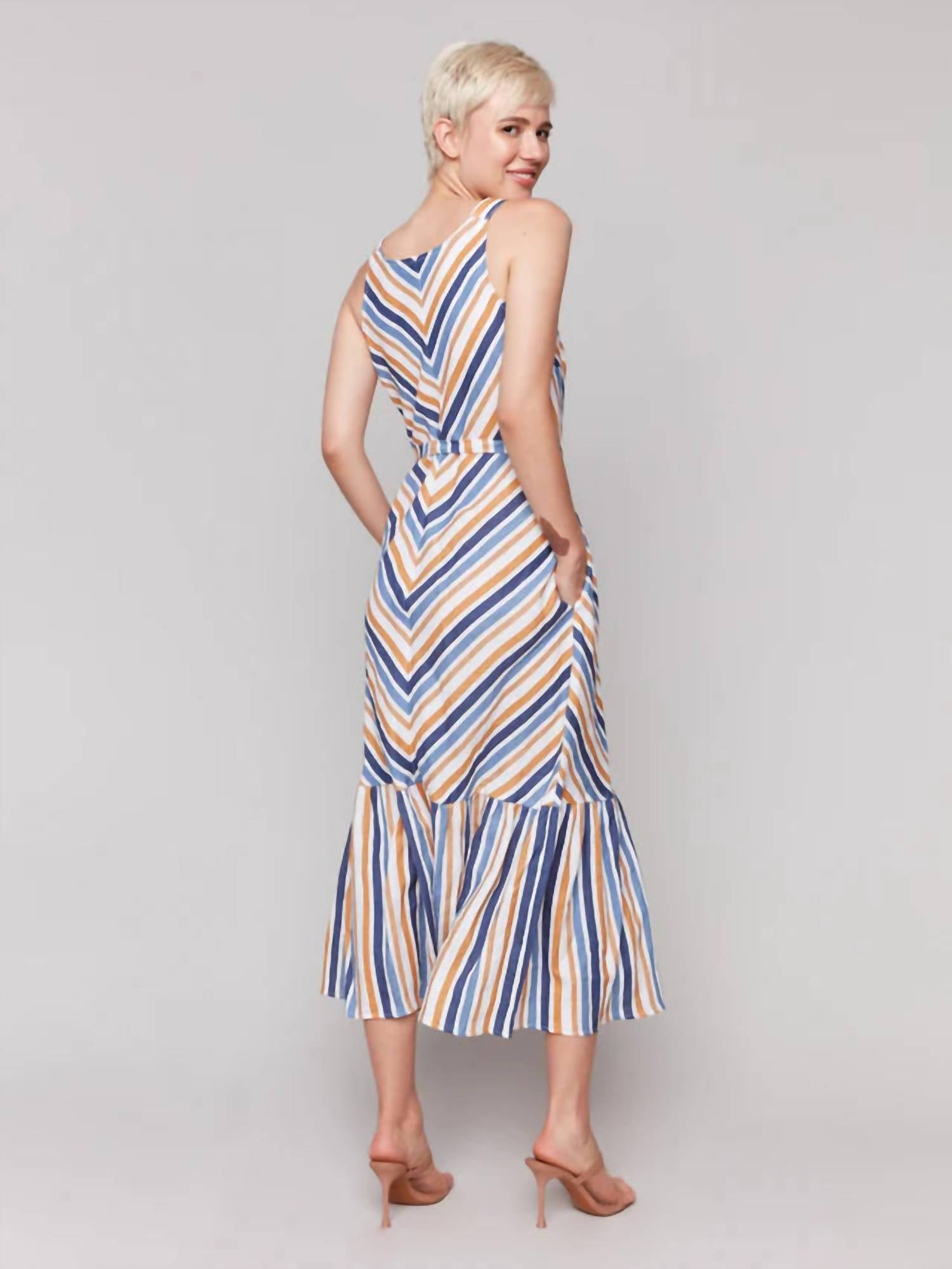 Charlie B - Stripe Maxi Dress