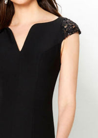 Montage By Mon Cheri - Cap Sleeve Formal Dress
