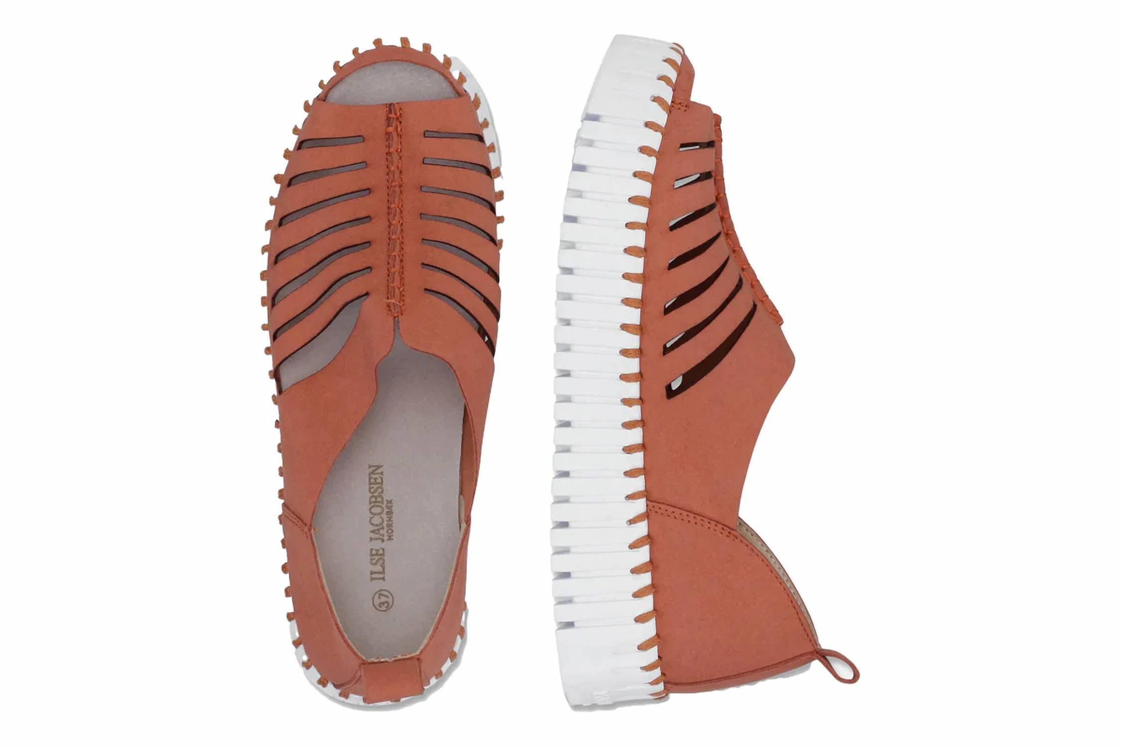 Ilse Jacobsen Women's Tulip 9376 Slip-on Sneaker in light brick - women's sneaker - alternate view