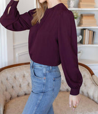 Emerson Fry - Gathered Neckline Top
