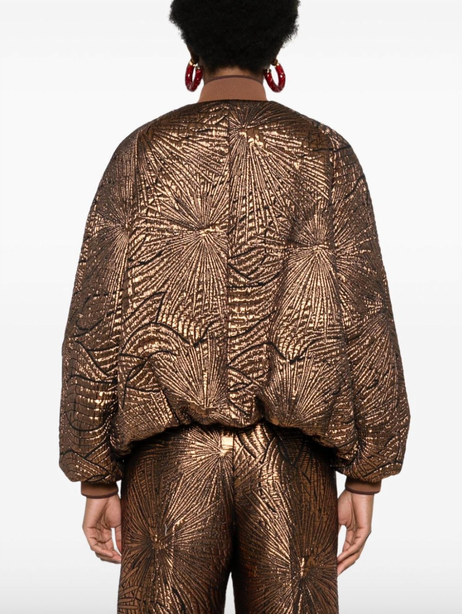 Forte Forte - Golden Sunrise Jacquard Bomber Jacket