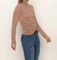 Sanctuary - Draped Mock Neck Sweater