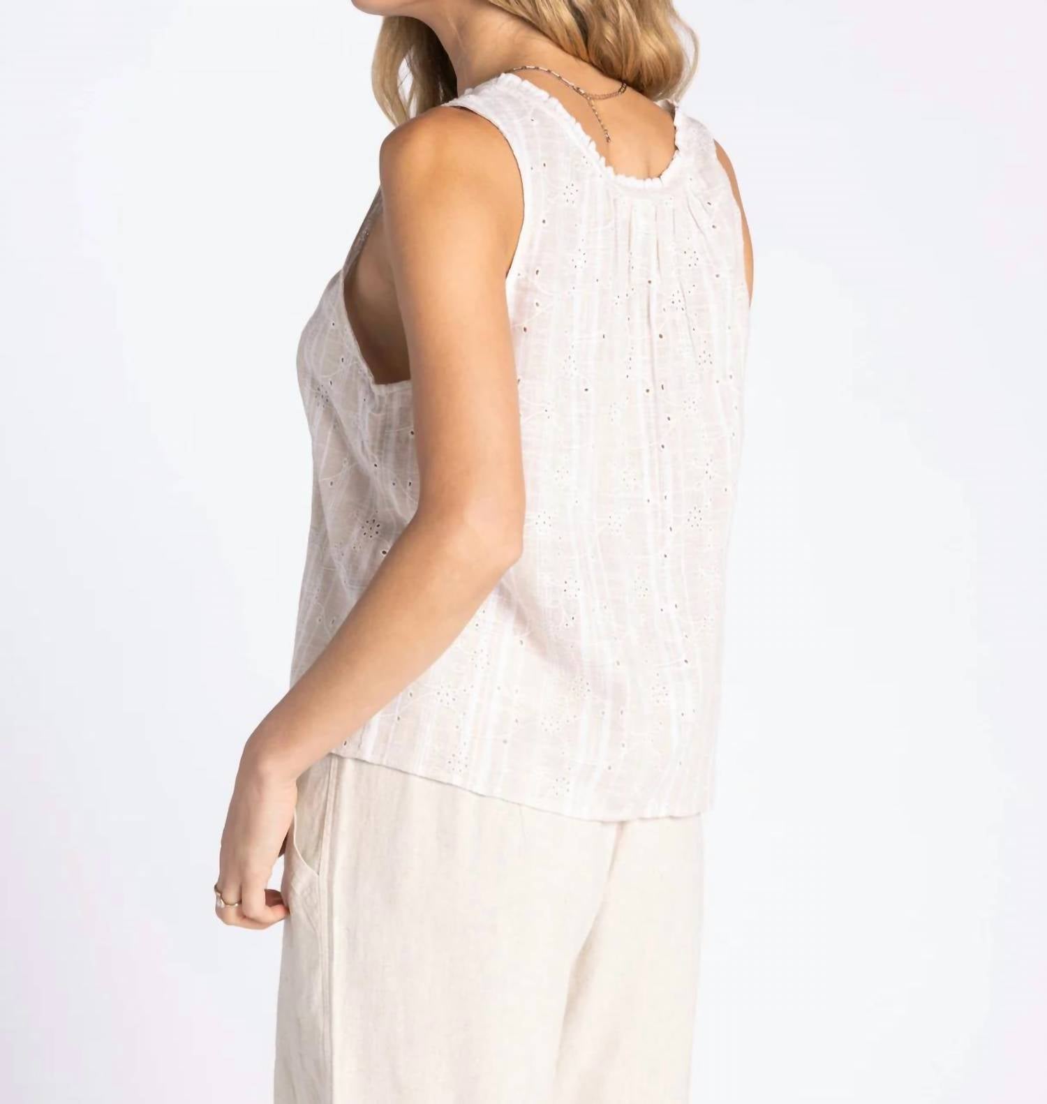 Thread & Supply - Hydrangea Scoopneck Top