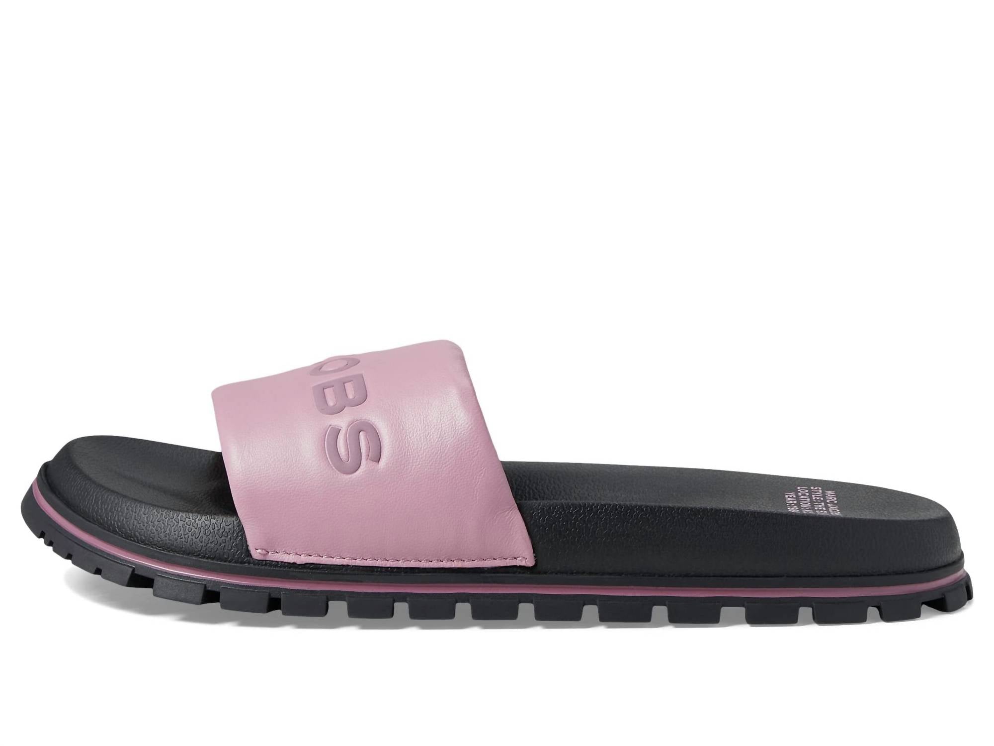 Marc Jacobs Women's The Slide Sandal in lilas purple - women's sandal - detail view