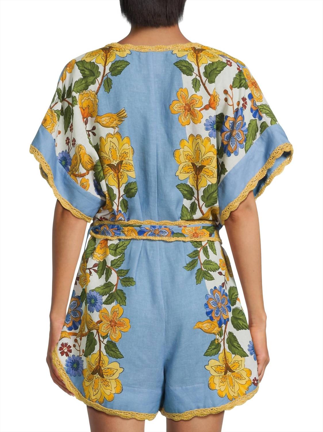 Farm Rio - Garden Scarf Cover Up Romper