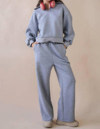 Very J - Textured Casual Comfy Set