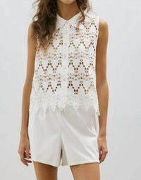 Melissa Nepton - Violette Crochet Tank