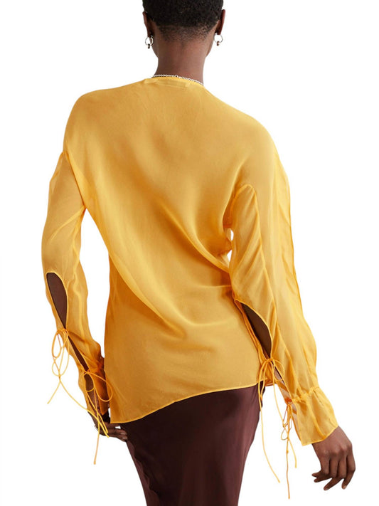 Christopher Esber - SILK CHIFFON FLOATING SHEER LAPPED SHIRT