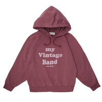 Tocoto Vintage - Vintage Band Hooded Sweatshirt