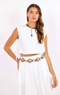 Sage The Label - Deja Vu Tie Top