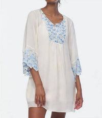 Rya Collection Flower Child Sleepshirt - Plus in ivory - women's item