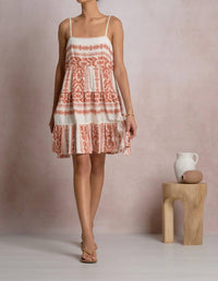 Elan - Andi Spaghetti Strap Mini Dress