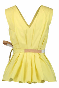 Roksanda - Mariska Sleeveless V-neck Top