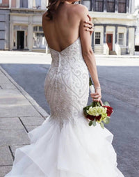Kitty Chen Couture - Avera Mermaid Crystal Dress