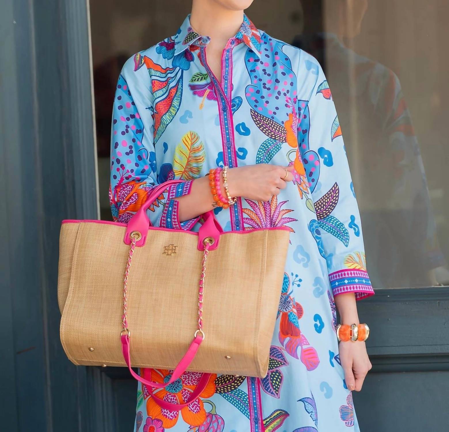 Caroline Hill - Missy Natural Tote Bag