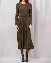 Skies Are Blue - Cari Midi Dress