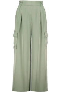 Bishop + Young - Pull on Satin Cargo Pant