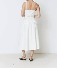 Rue Sophie - Isabella Ruched Drop Waist Dress