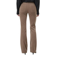 CLOSED Jovanna Flared Velvet Pants in clay beige - women's jeans - view 4