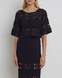 Eleven Six - Arden Crochet Top