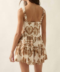 Promesa - Floral Print Tiered Ruffle Romper