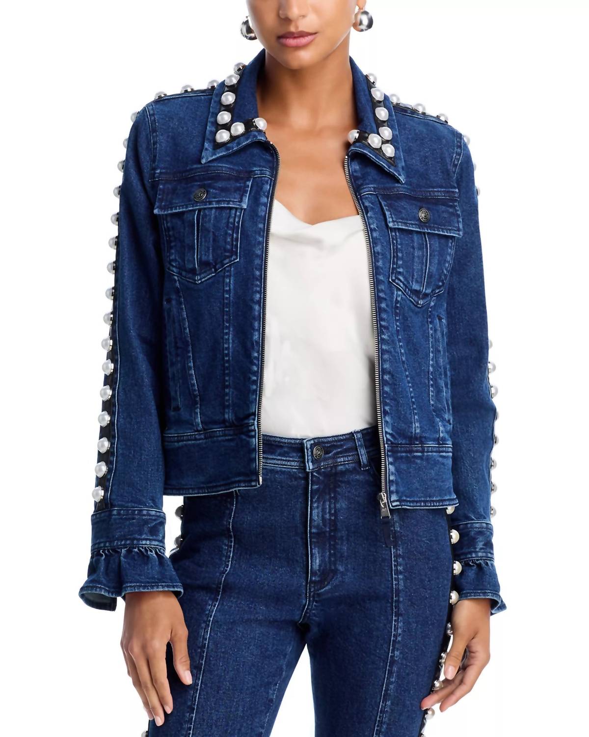 Cinq A Sept - Pearl Embellished Milly Jacket