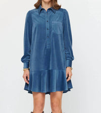 Current Air - Caroline Fine Corduroy Mini Dress