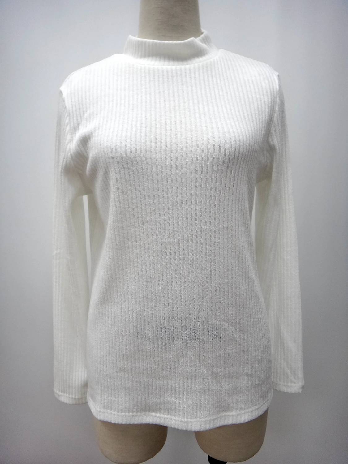 Papillon - Women's Ribbed Mock Neck Sweater