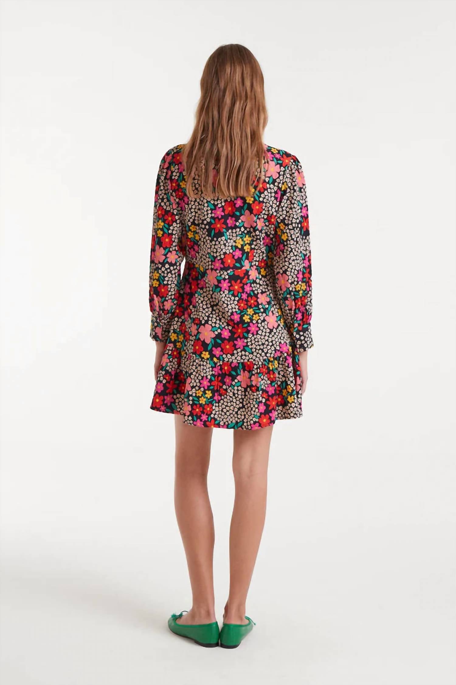 Compania Fantastica - Garden Print Mini Dress