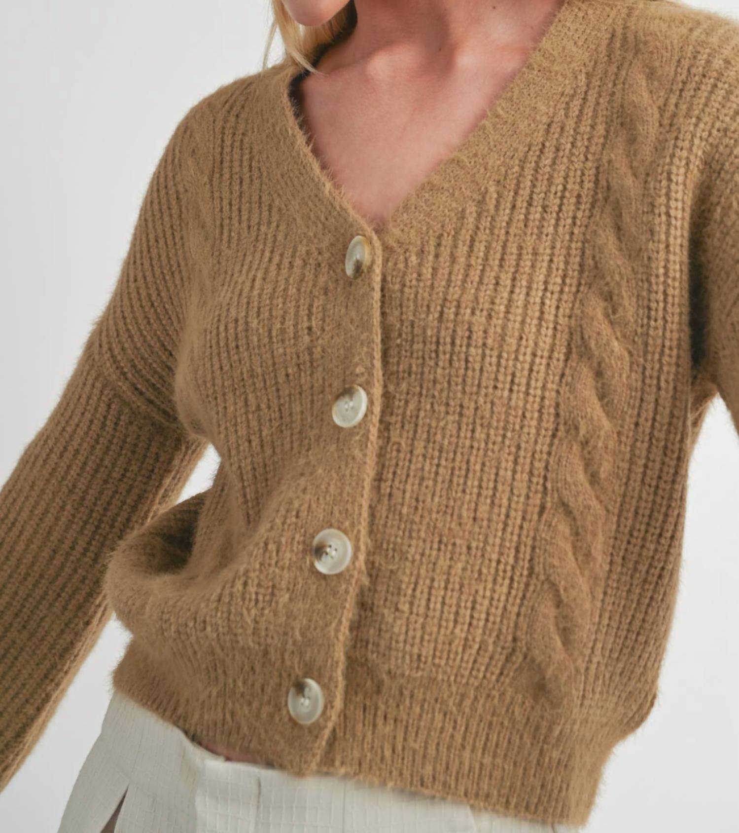 Sage The Label - Callie Cable Cardigan