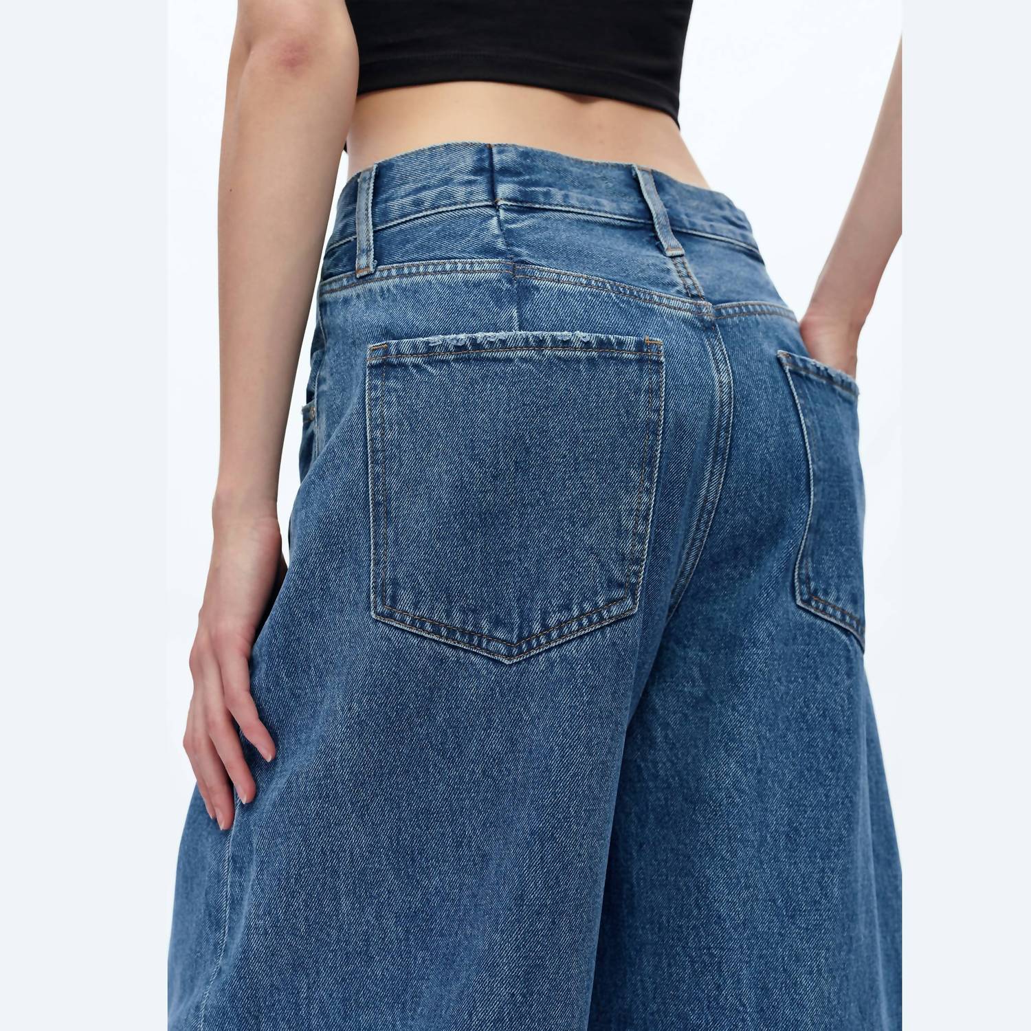 Bayeas - Katia High Rise Barrel Jeans