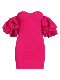 Line And Dot - Robin Off The Shoulder Mini Dress