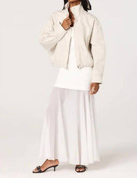 Astr - Lizet Strapless Sheer Overlay Maxi Dress