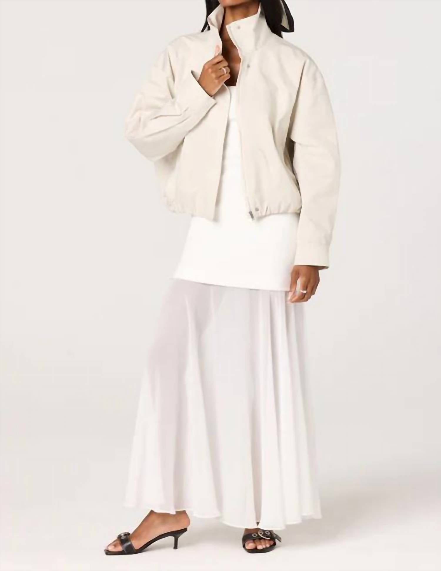 Astr - Lizet Strapless Sheer Overlay Maxi Dress