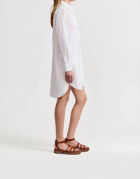 THE SHIRT Women's The Wfh Dress in white - women's dress - alternate view