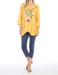 Jess & Jane - Maybe Wave Knit Mineral Washed Tunic