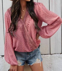 Miss Sparkling - Boho Dotted Blouse
