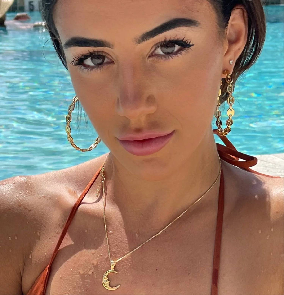 Sahira - Gemma Hoops Earring