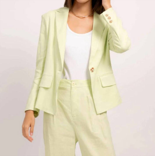 Central Park West - Niall Classic Linen Blazer