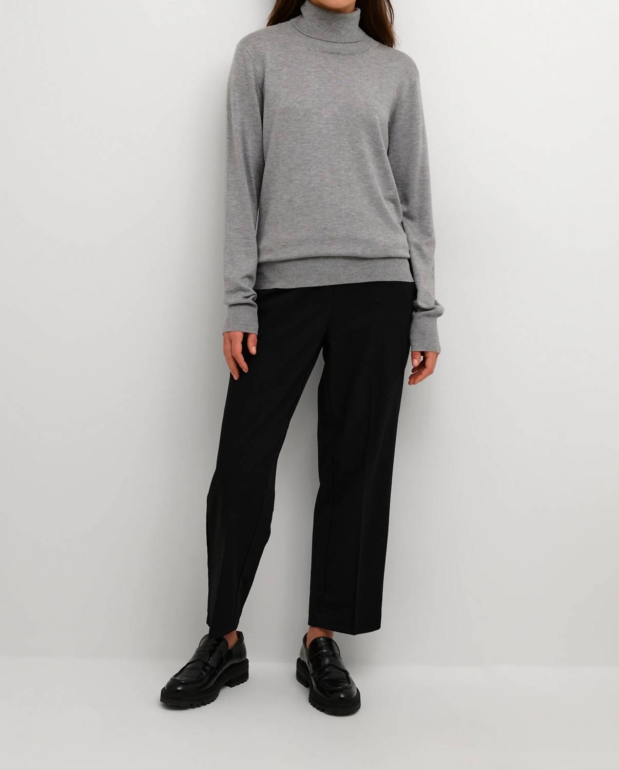 Kaffe - Astrid Long Sleeve Regular Fit Roll Neck Top