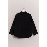 Hyfve - Women's Washed Corduroy Frayed Shacket