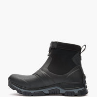 MUCK Men's Apex Mid Zip Boot in black gray - men's boots - alternate view