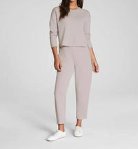 Spanx Air Essential Barrel Leg Pants in french grey - women's pants