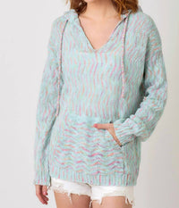 Mystree - Chevron Hoodie Sweater