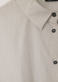 Apuntob - Women's Pinstripe Long Sleeve Shirt