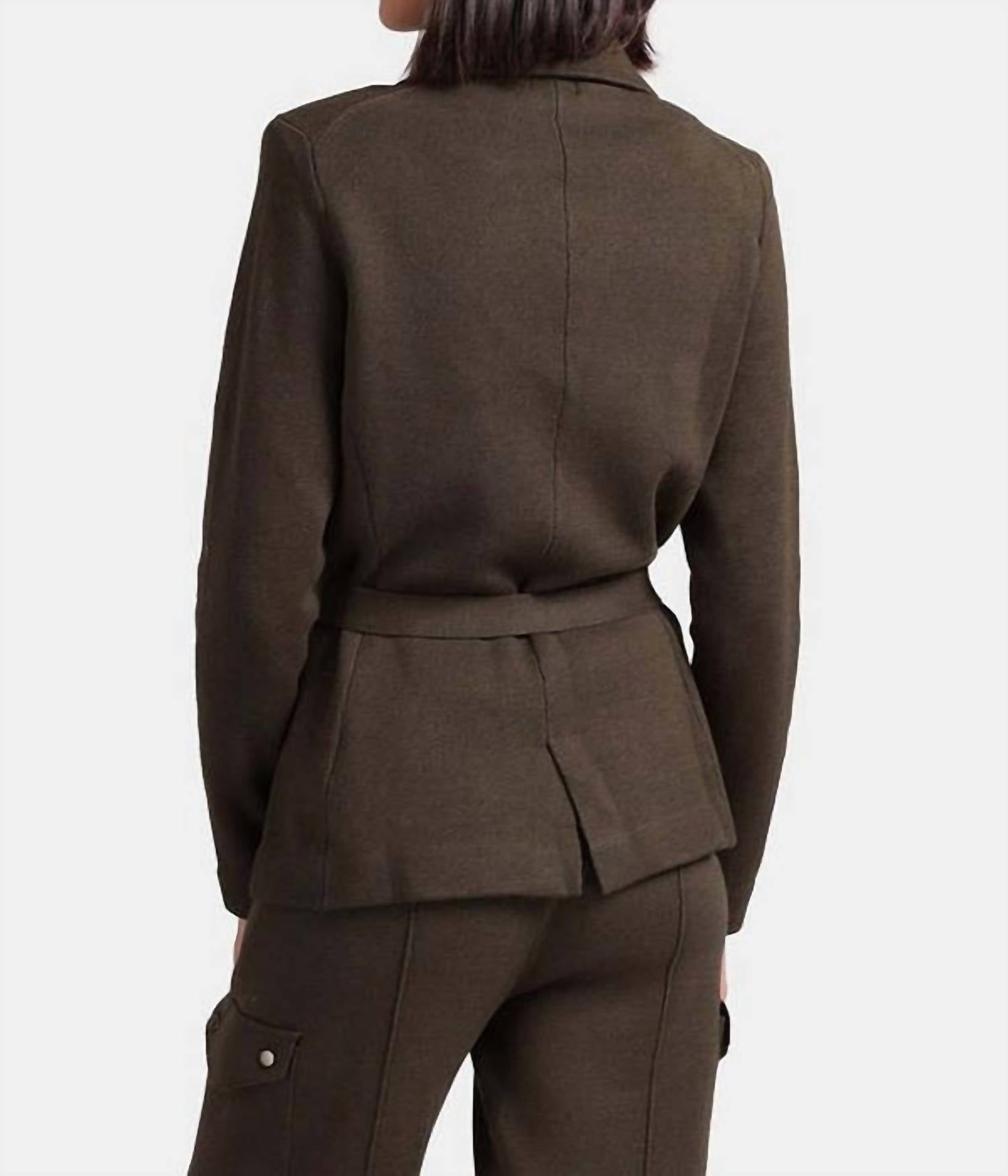 Minnie Rose - Women's Belt Blazer