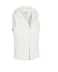 NUSPORT Women's Malibu Hoodie Vest in sea salt - women's jacket
